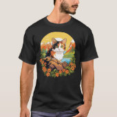 Calico Cats Calico Cat Tシャツ (正面)