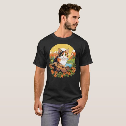 Calico Cats Calico Cat Tシャツ (正面フル)