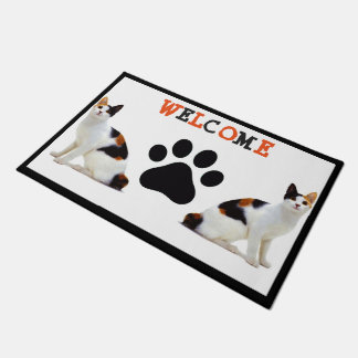 Calico Cats Doormat ドアマット