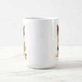 Calico Curiosity – カラーボール付きポップ・アートの猫 コーヒーマグカップ (中央)