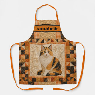 Calico Quilt Personalize エプロン