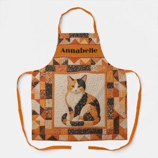 Calico Quilt Personalize エプロン