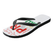 CALIFORNIAの祈場合：CAの祈りの言葉で一緒 ビーチサンダル (アングル)