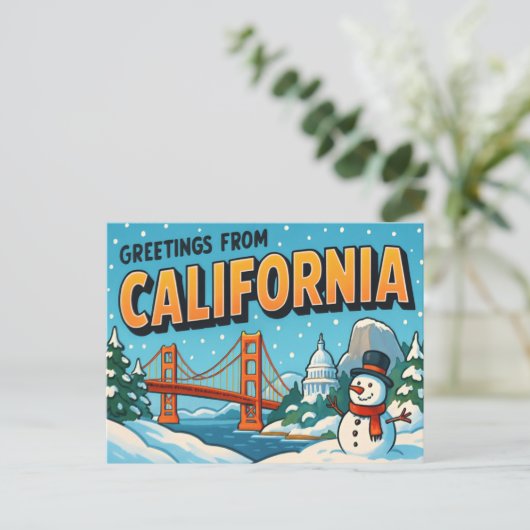 CALIFORNIAはがき ポストカード (スタンド正面)