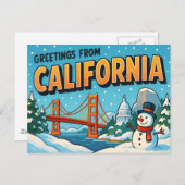 CALIFORNIAはがき ポストカード (正面/裏面)