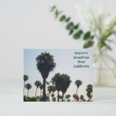 CALIFORNIAポストカードからの季節のごあいさつ シーズンポストカード (スタンド正面)