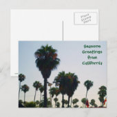 CALIFORNIAポストカードからの季節のごあいさつ シーズンポストカード (正面/裏面)
