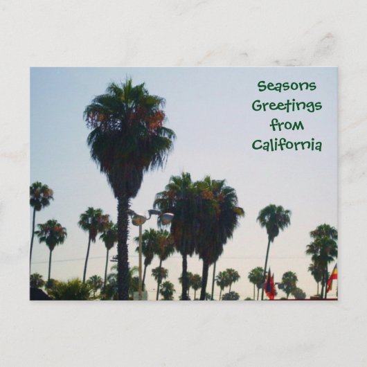 CALIFORNIAポストカードからの季節のごあいさつ シーズンポストカード (正面)
