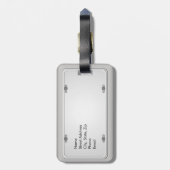 Californiaライセンスプレート（お客様の名前） ラゲッジタグ (裏面縦)