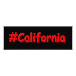 「#California」かわいいデザイン。買今 フォトプリント