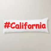 「#California」かわいいデザイン。買今 ボディピロー (裏面)
