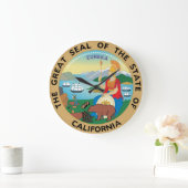 California*の柱時計 ラージ壁時計 (ホーム)