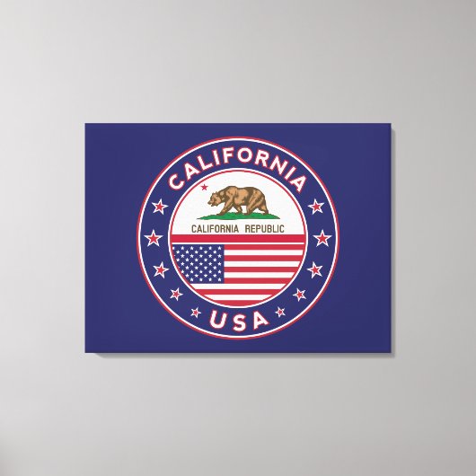 California キャンバスプリント (正面)
