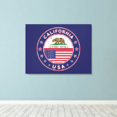 California キャンバスプリント (インサイチュ (ウッドフロア))