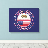 California キャンバスプリント (インサイチュ (ウッドフロア))