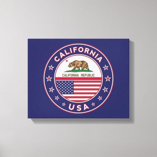 California キャンバスプリント (正面)