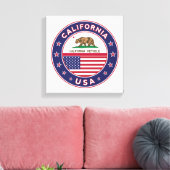 California キャンバスプリント (インサイチュ (リビング))