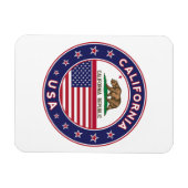 California マグネット (横)