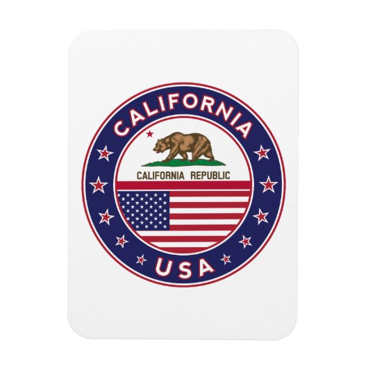 California マグネット (縦)