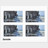 California – 長方形ステッカー、光沢 長方形シール (シート)