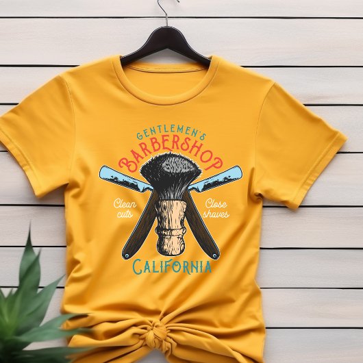 California Barbershop Clean Cuts Tシャツ