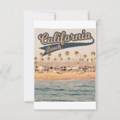 California Beach, Los Angeles, voyage,  (裏面)