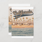 California Beach, Los Angeles, voyage,  (正面/裏面)