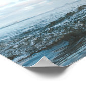 California Beach Sunset Photo ポスター (角)