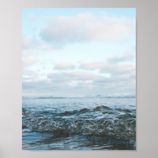 California Beach Sunset Photo ポスター (正面)