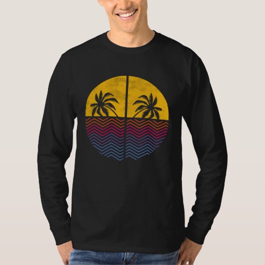 California beach USA woman men children Tシャツ (正面)