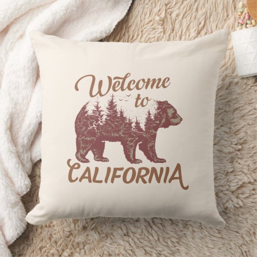 California Bearへようこそ クッション (ブランケット)