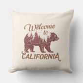 California Bearへようこそ クッション (正面)