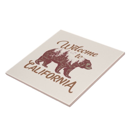 California Bearへようこそ タイル (側面)