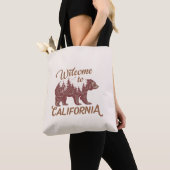 California Bearへようこそ トートバッグ (クローズアップ)