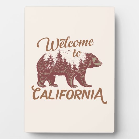 California Bearへようこそ フォトプラーク (正面)