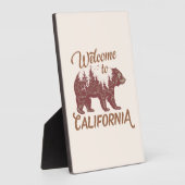 California Bearへようこそ フォトプラーク (側面)