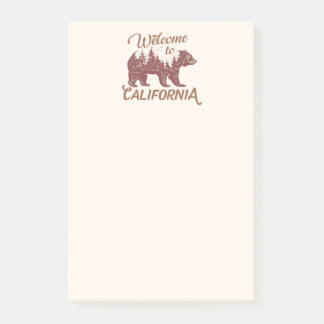 California Bearへようこそ ポストイット