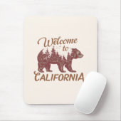 California Bearへようこそ マウスパッド (マウス)