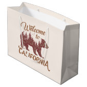 California Bearへようこそ ラージペーパーバッグ (裏面アングル)