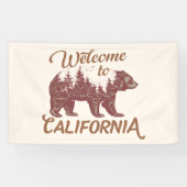 California Bearへようこそ 横断幕 (横)