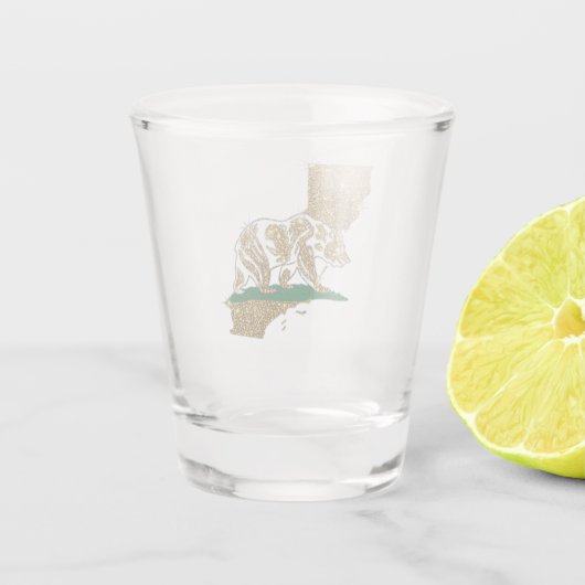 California Bear ショットグラス (裏面)