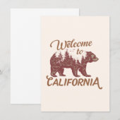 California Bear Forestへようこそ (正面/裏面)