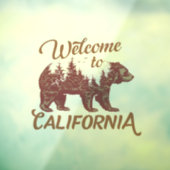 California Bear Forestへようこそ ウィンドウサイン (シート3)