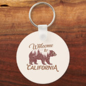 California Bear Forestへようこそ キーホルダー (正面)