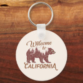 California Bear Forestへようこそ キーホルダー (正面)