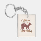 California Bear Forestへようこそ キーホルダー (正面左)