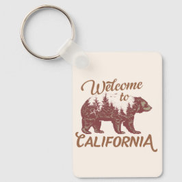 California Bear Forestへようこそ キーホルダー