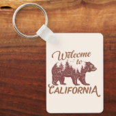 California Bear Forestへようこそ キーホルダー (正面)