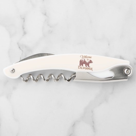 California Bear Forestへようこそ ソムリエナイフ (裏面)