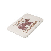 California Bear Forestへようこそ バスマット (アングル)